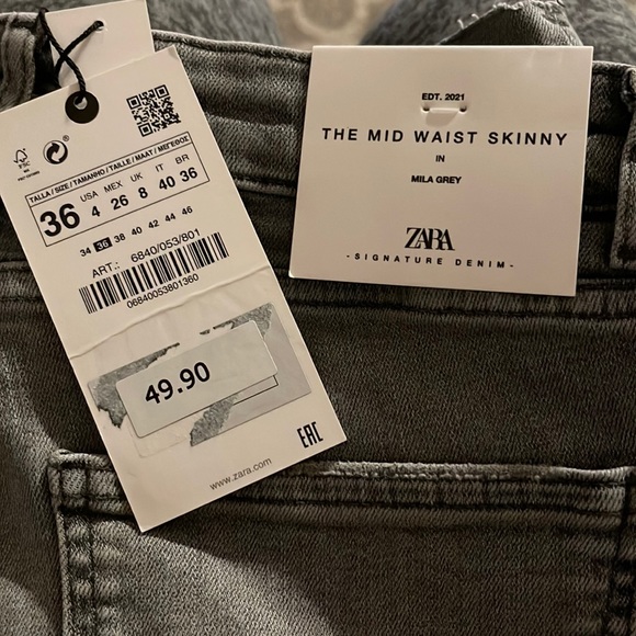 ZW THE MID WAIST SKINNY JEANS - Picture 9 of 10
